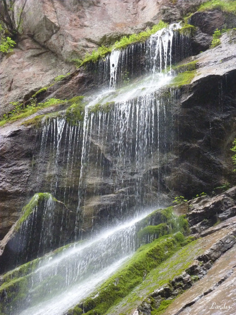 Wasserfall in der Wimbachklamm...