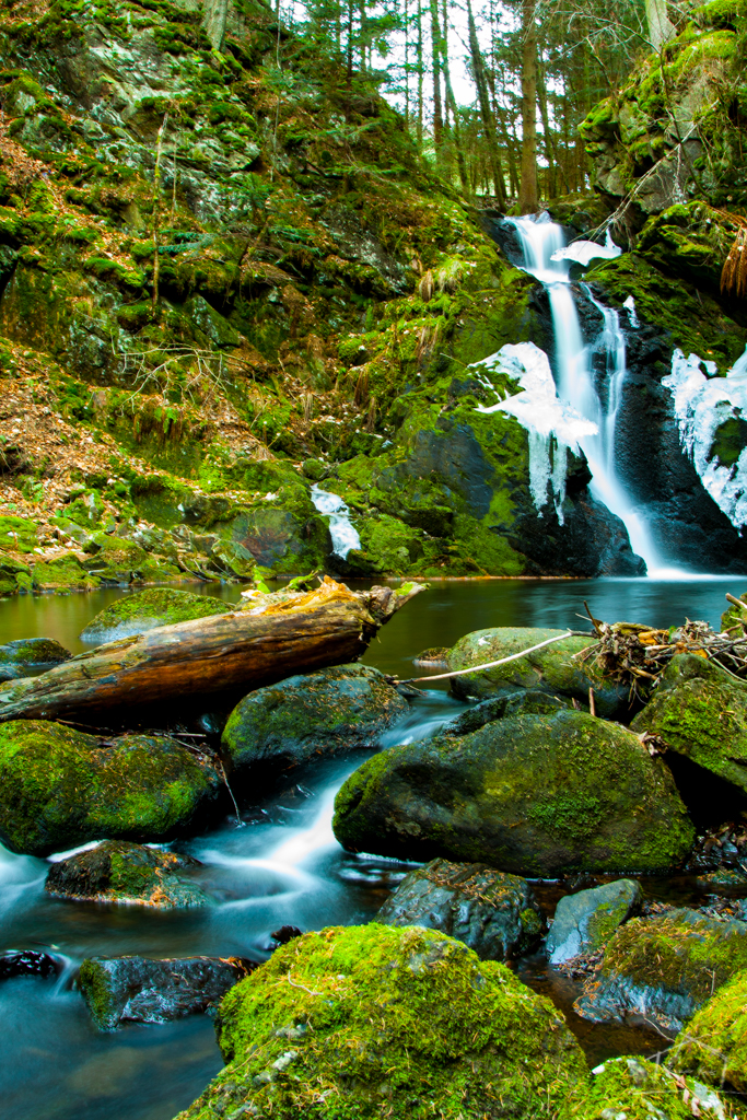 Wasserfall in Feldberg im Schwarzwald, mit ND1000 Filter