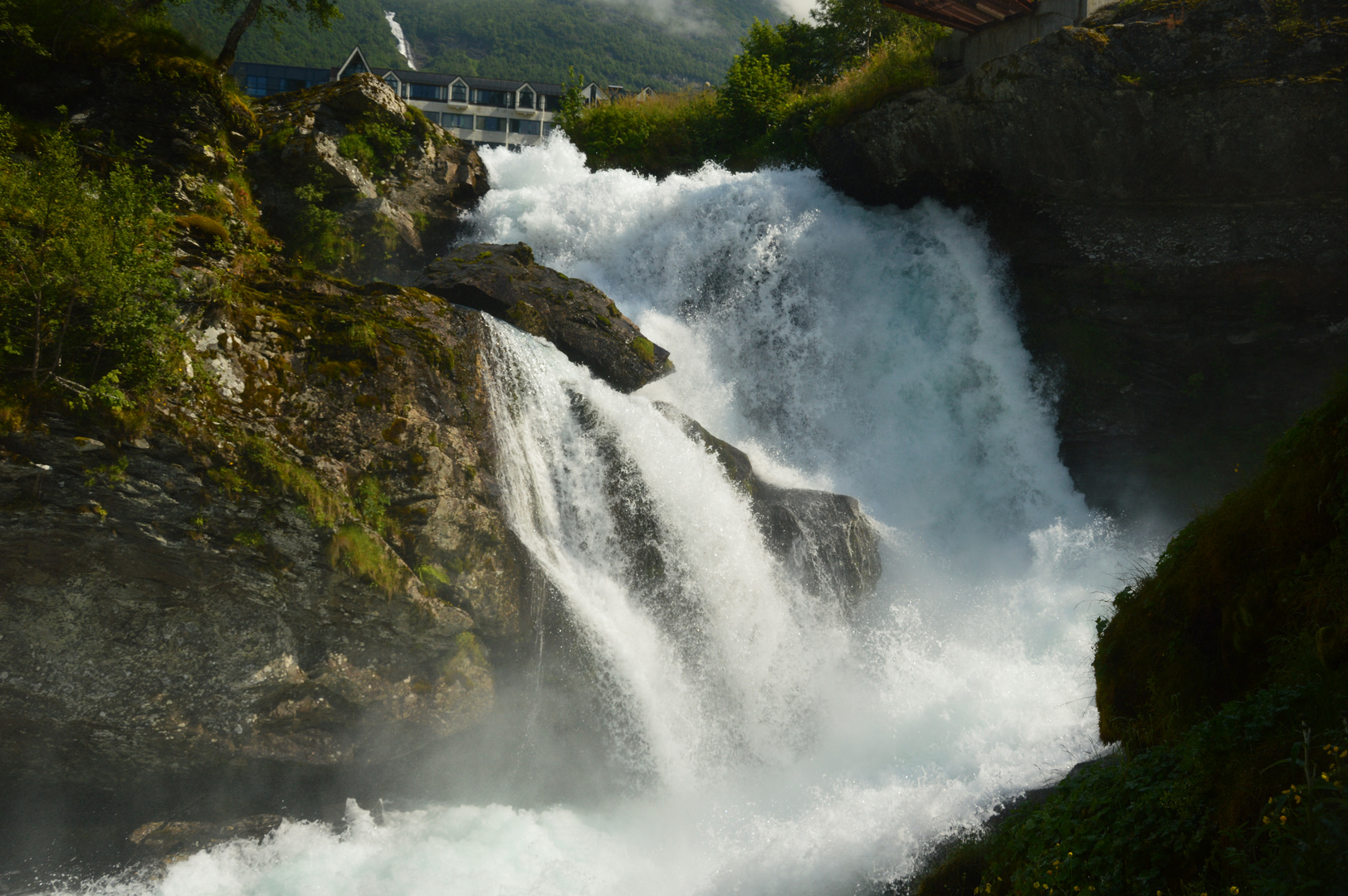 Wasserfall in Geiranger