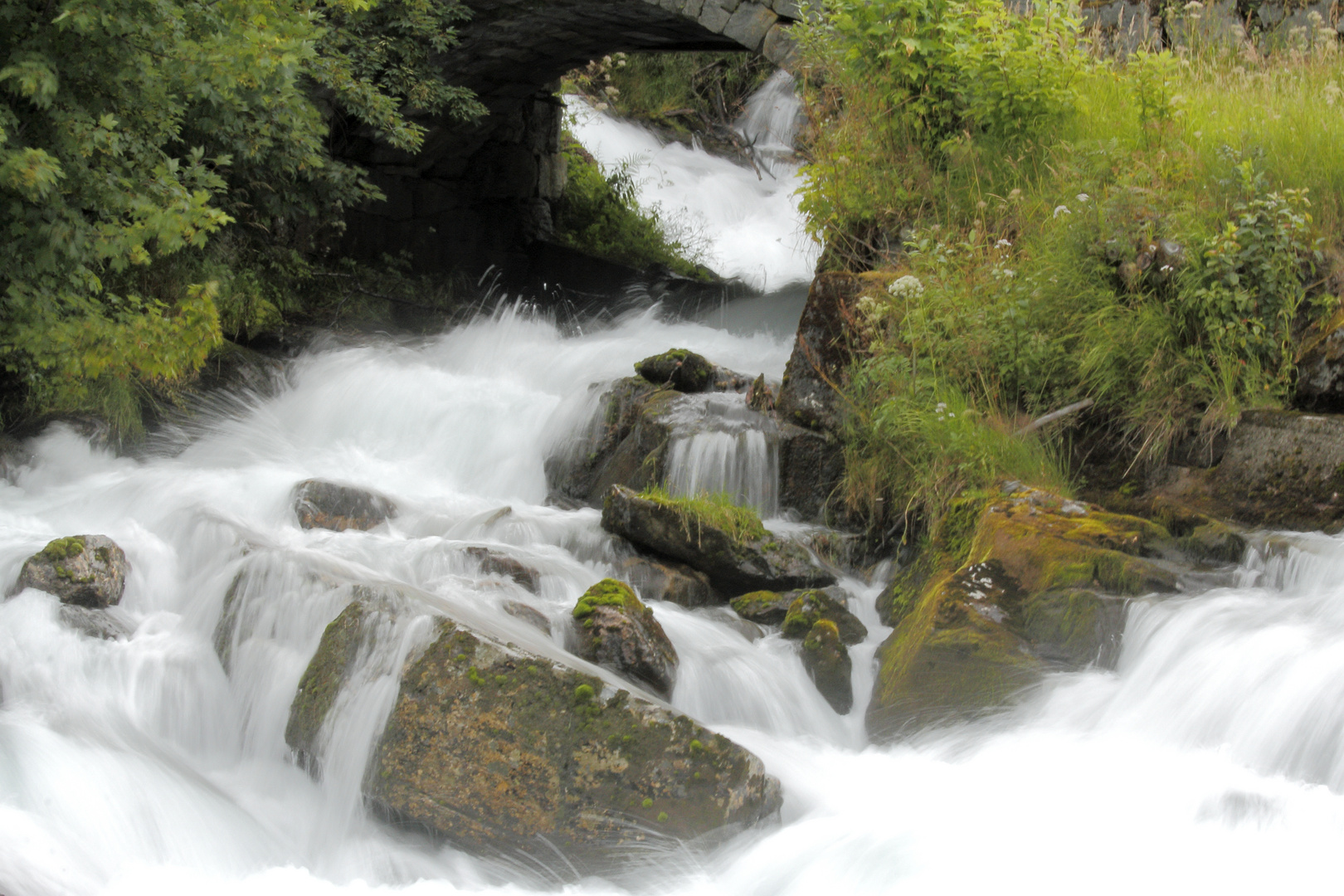 Wasserfall in Geiranger