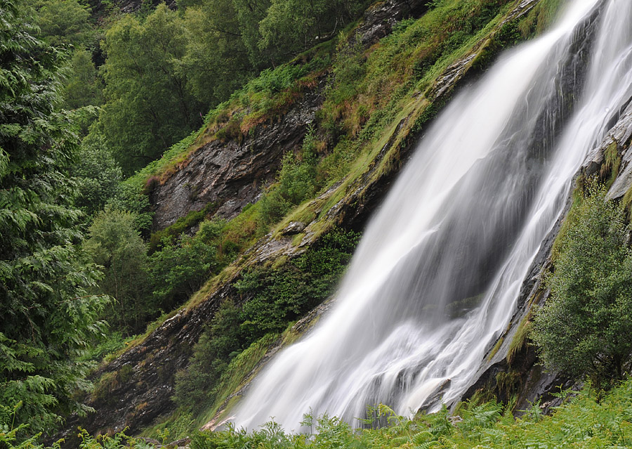 Wasserfall in Irland (Juli 2008)