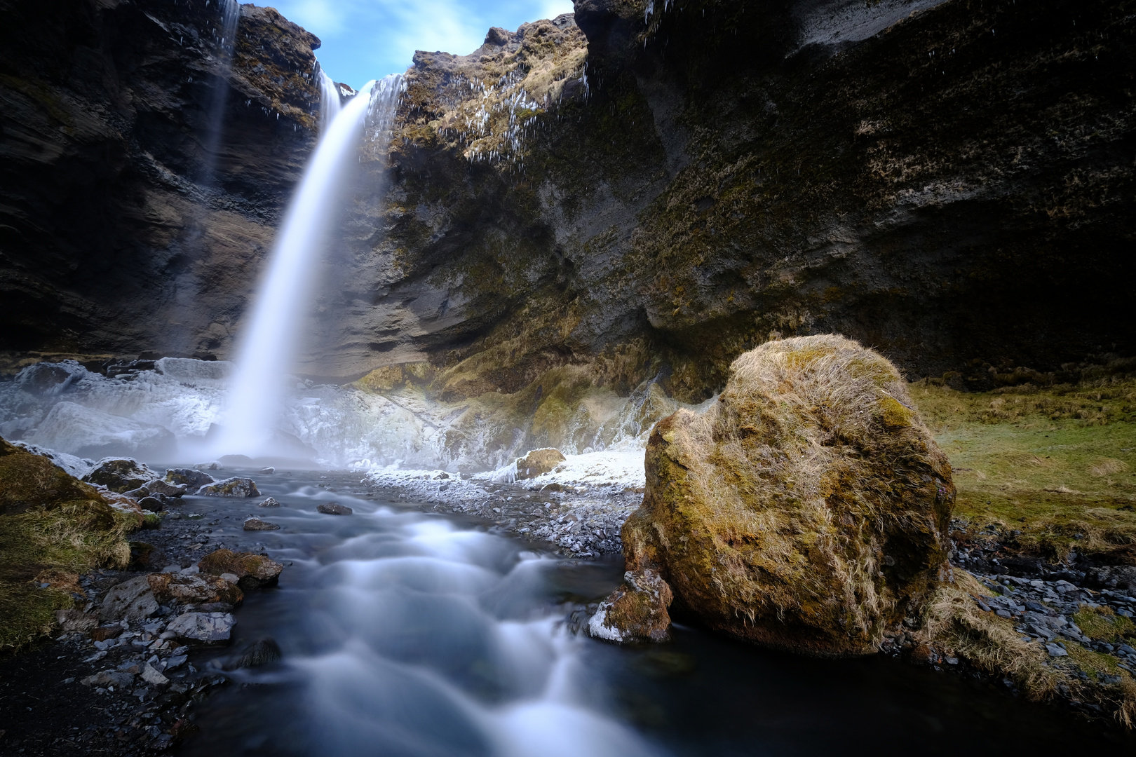 Wasserfall in Island 