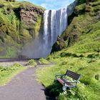 Wasserfall in Island