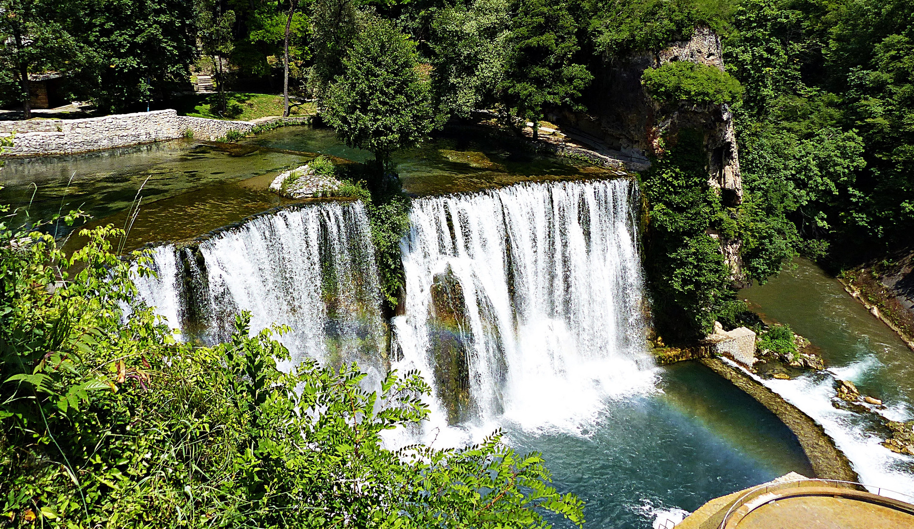 Wasserfall in Jaice