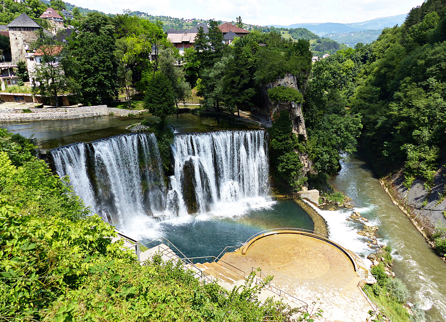 Wasserfall in Jaice