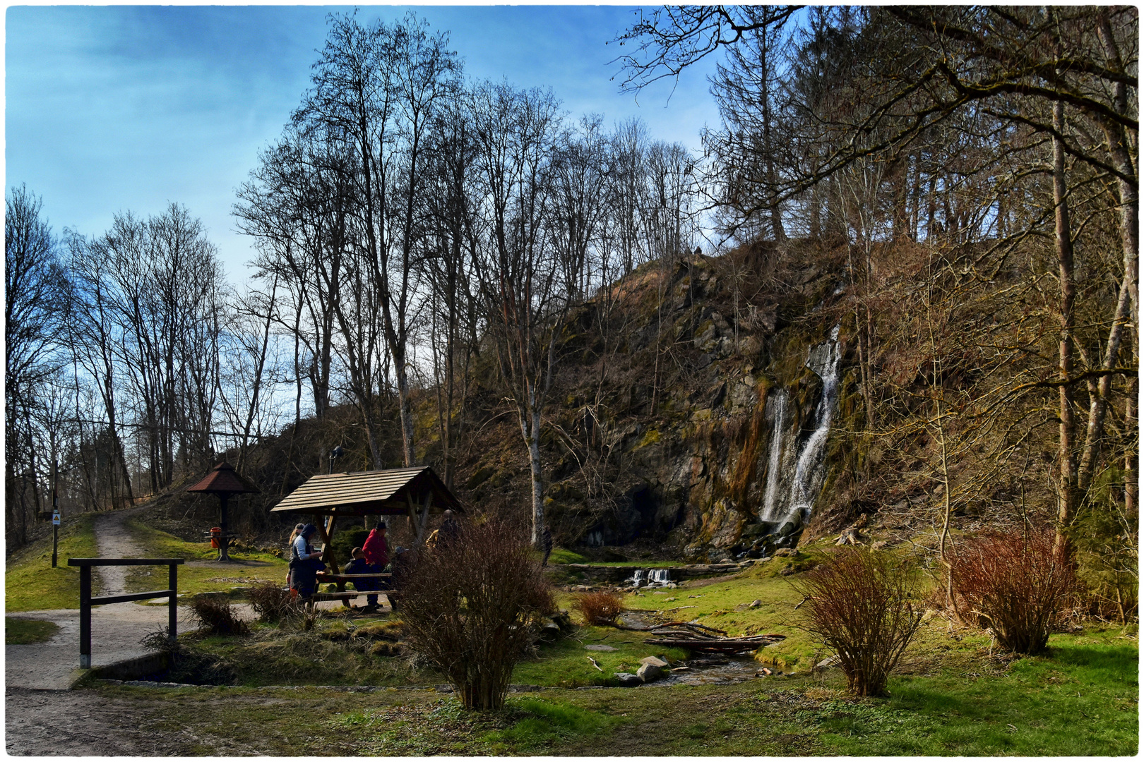 Wasserfall in Königshütte