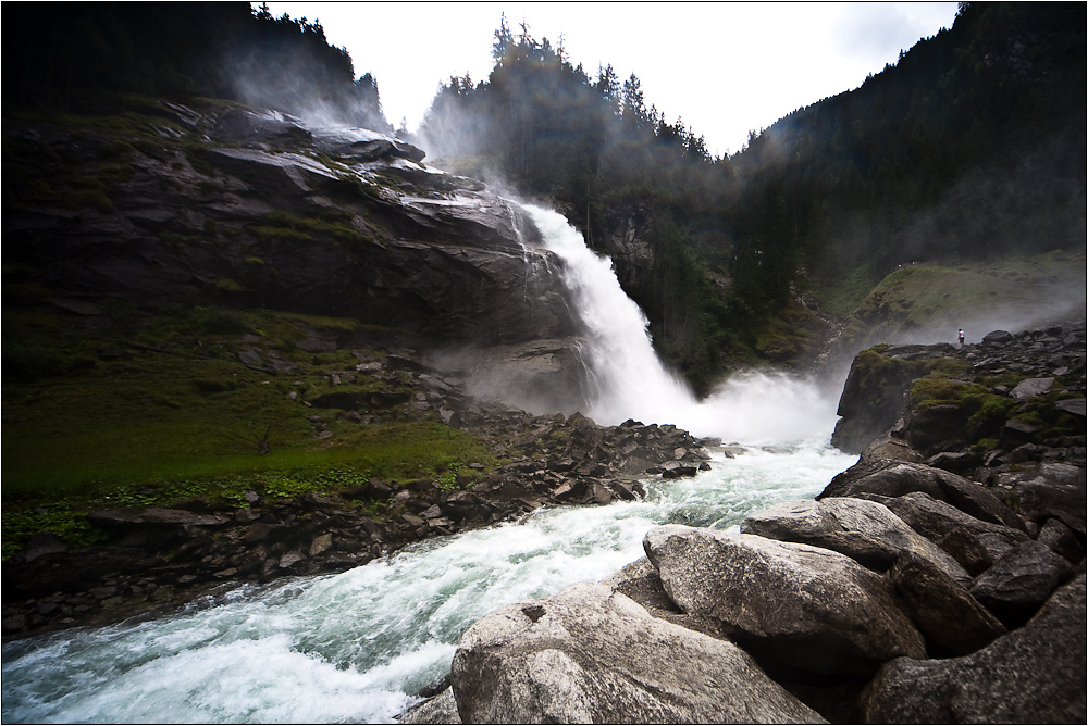 Wasserfall in Krimml, Österreich