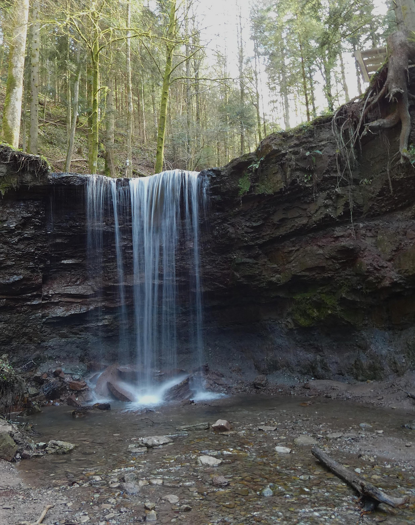 Wasserfall in Langzeitbelichtung