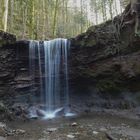 Wasserfall in Langzeitbelichtung