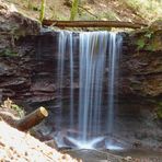 Wasserfall in Langzeitbelichtung