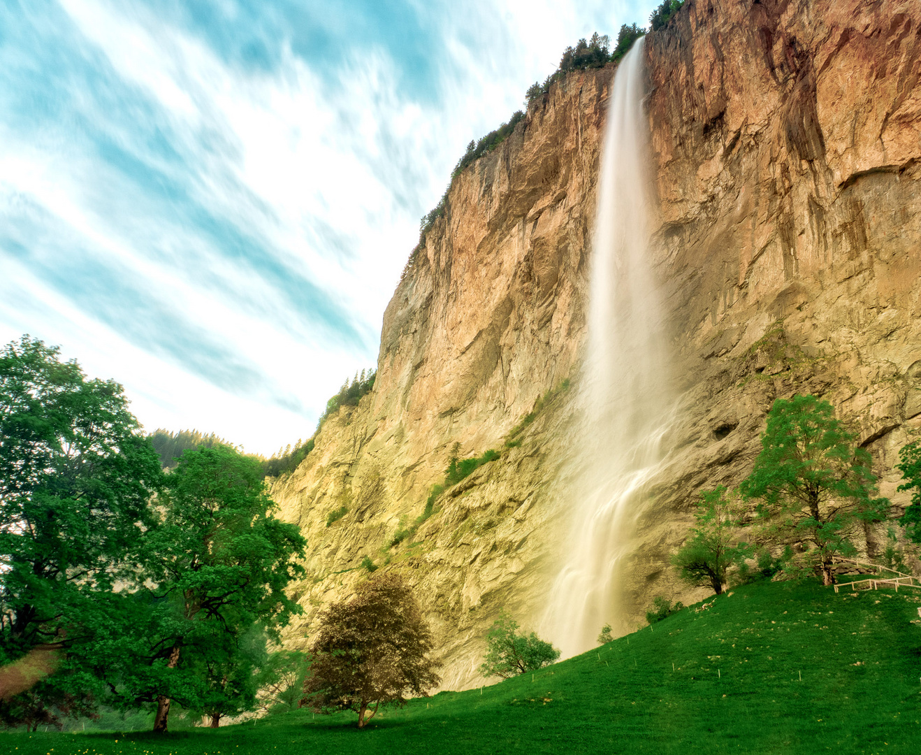 Wasserfall in Lauterbrunnen