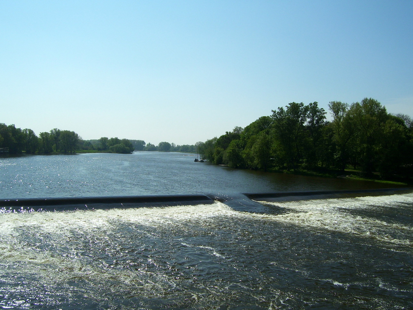 Wasserfall in Magdeburg