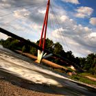 Wasserfall in Magdeburg - nur noch ein kleiner Rest