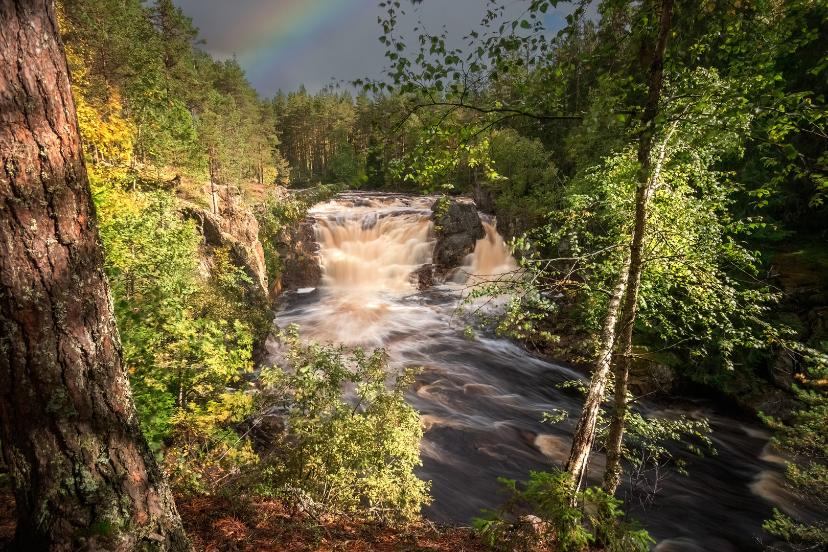 Wasserfall in Mittelschweden