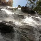 Wasserfall in Mo, in der Nähe von Førde, Norwegen