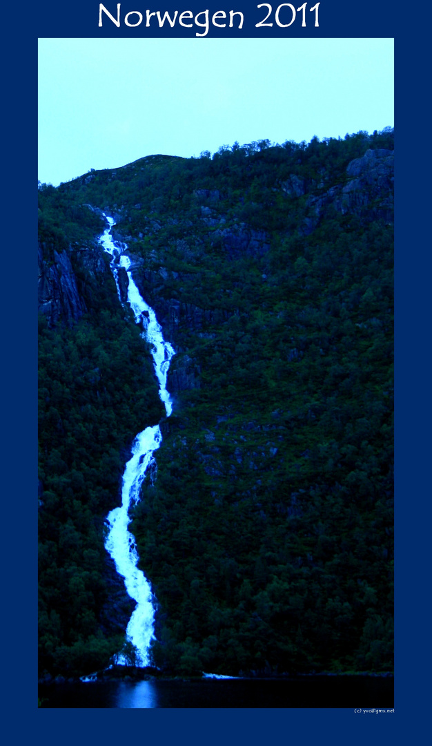 Wasserfall in Norwegen