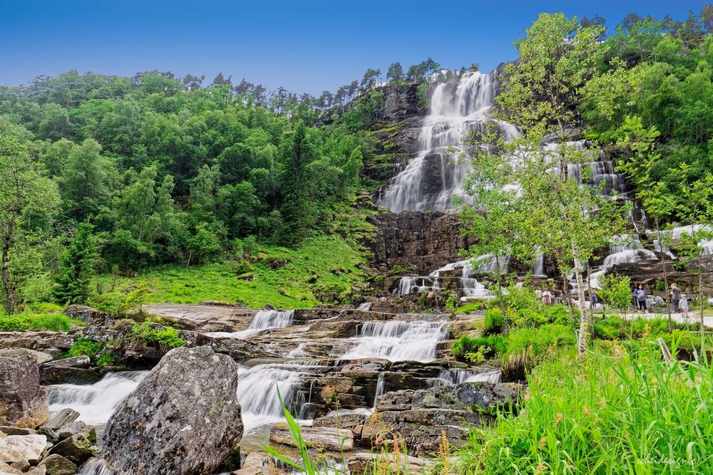 Wasserfall in Norwegen