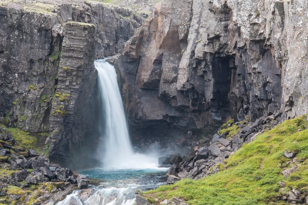 Wasserfall in Ostisland