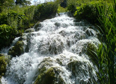 Wasserfall in Plitvice