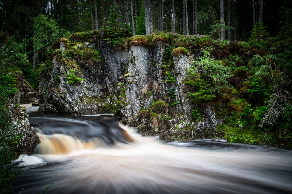 Wasserfall in Shottland