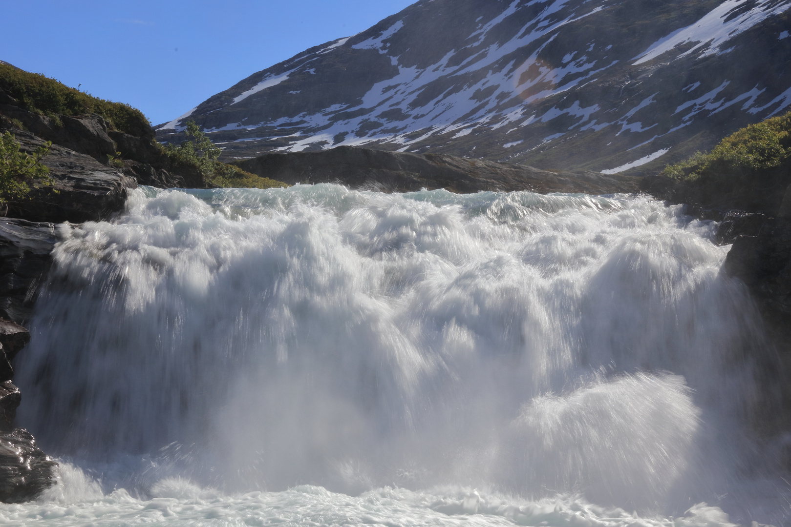 Wasserfall in Strynefjell, Norwegen