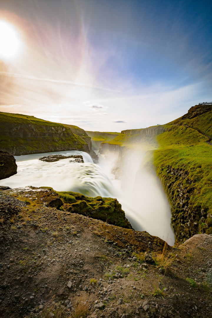 Wasserfall Island