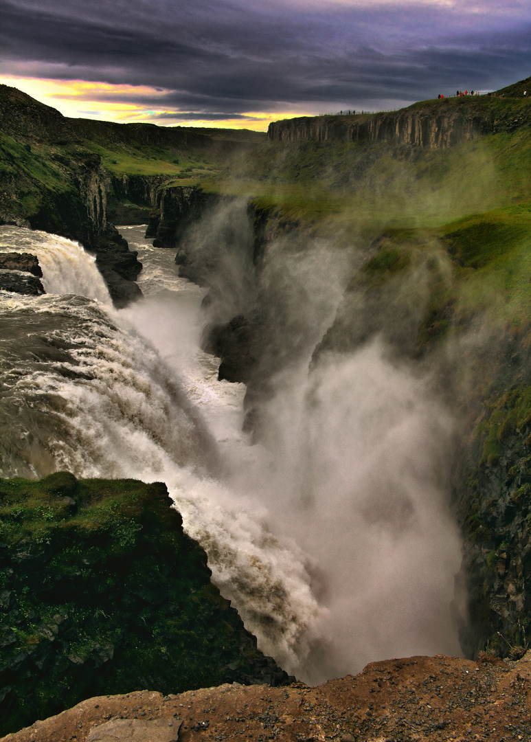 Wasserfall - Island  Gullfoss 