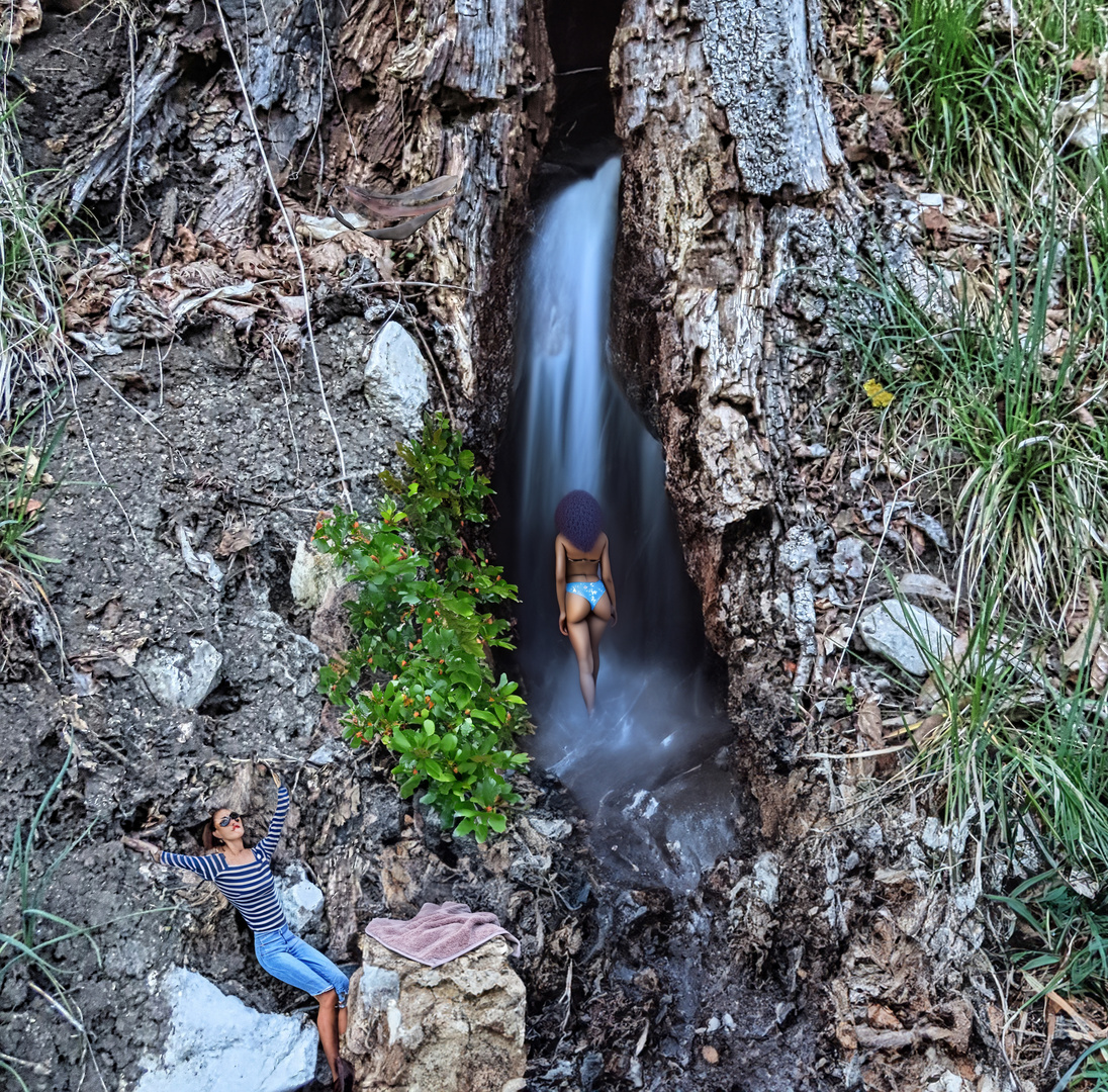 Wasserfall-Jungbrunnen 