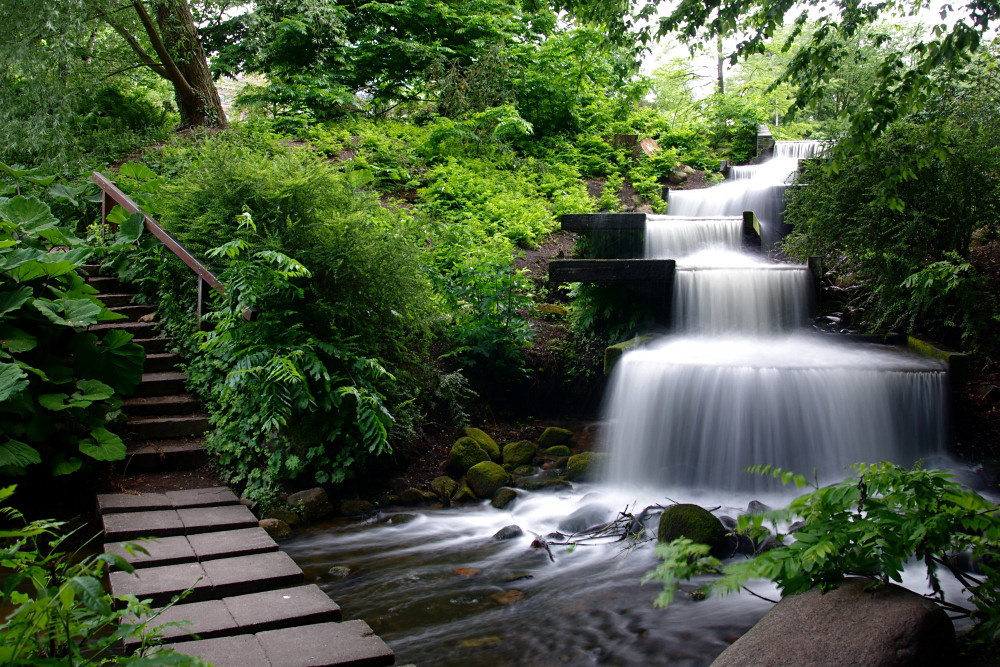 Wasserfall Jungiusstraße