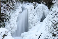 Wasserfall Kloster Martental bei Eis