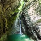 Wasserfall Kozjak bei Kobarid/Slovenien