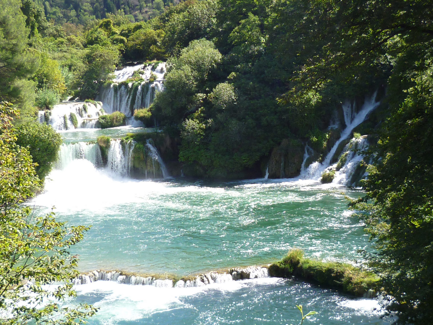 Wasserfall Krk in Kroatien