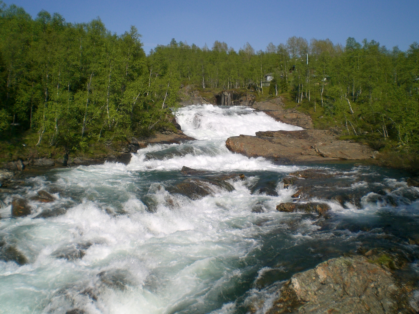 Wasserfall Lappland 2006