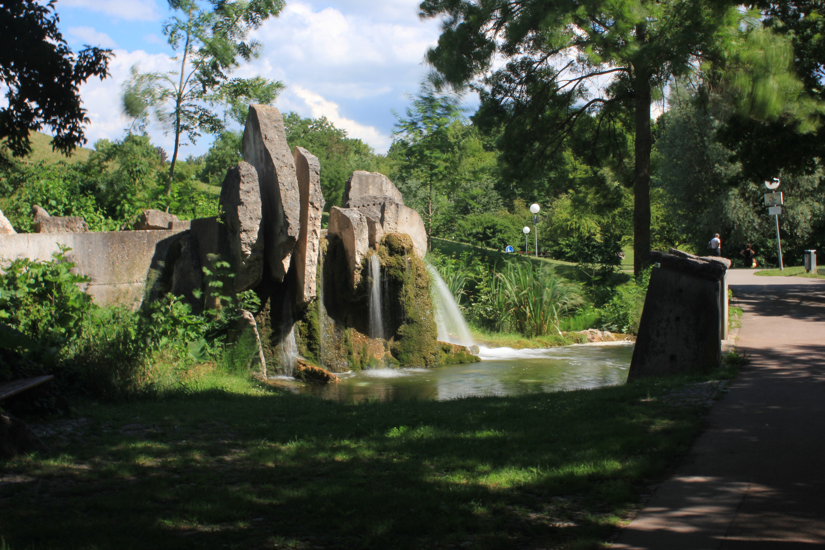 Wasserfall Leonberg Stadtpark