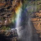 Wasserfall mit Farbespiel