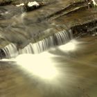 "Wasserfall" mit langer Belichtungszeit.