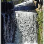 Wasserfall mitten im Ort Saarburg