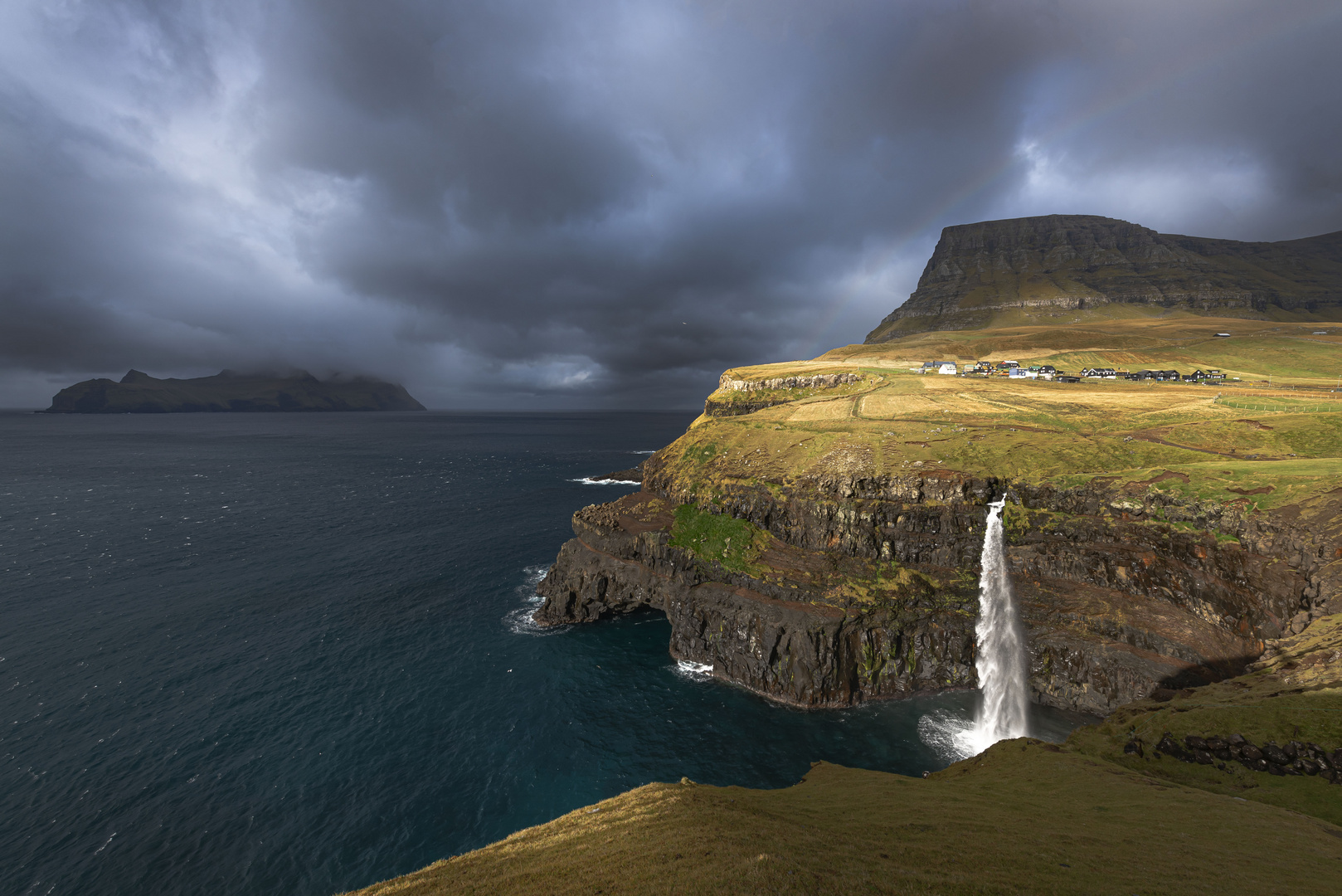 Wasserfall Múlafossur, Faröer Inseln