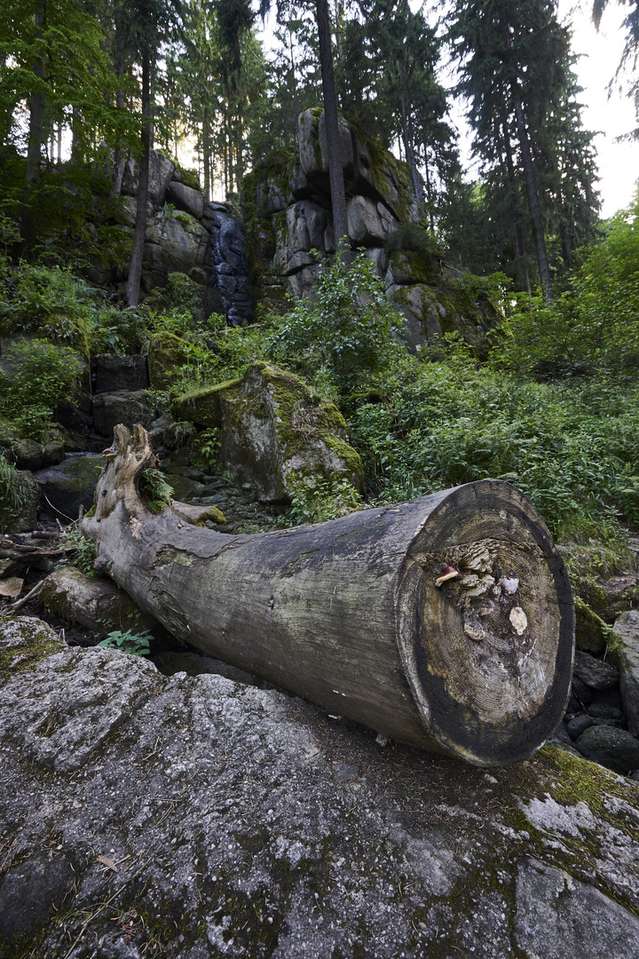 Wasserfall ohne Wasser