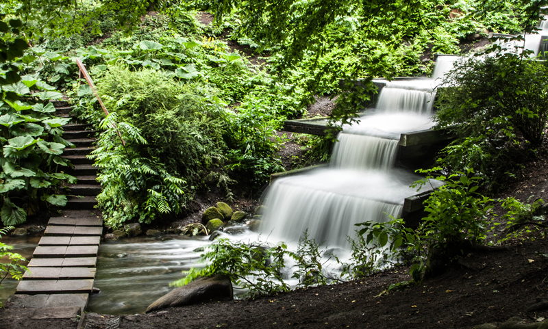 Wasserfall - Planten un Blomen