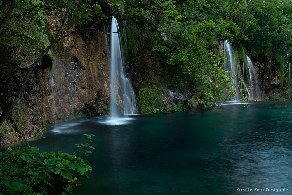 Wasserfall Plitvicer Seen in Kroatien