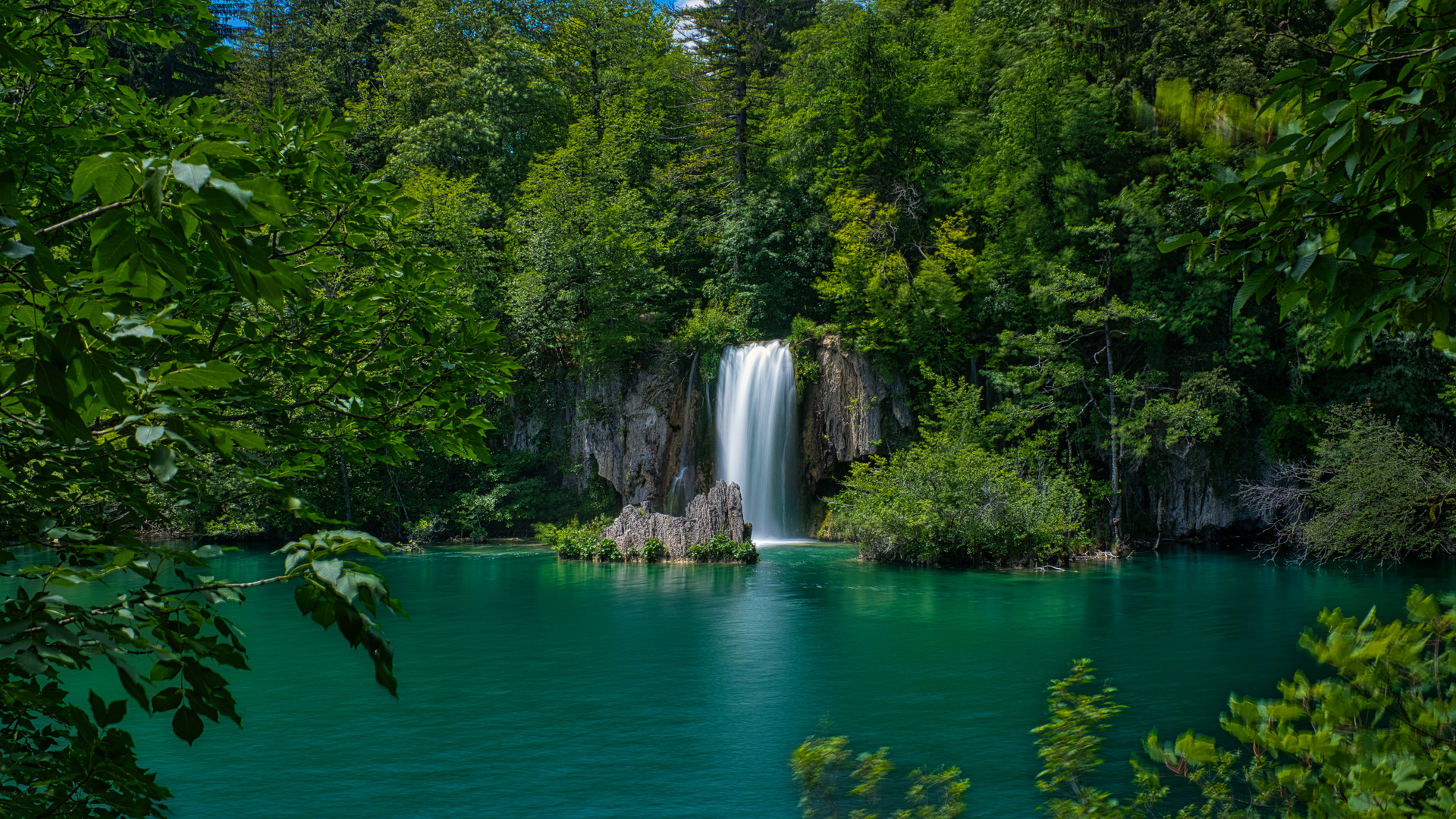 Wasserfall Plitvicer Seen  - Kroatien