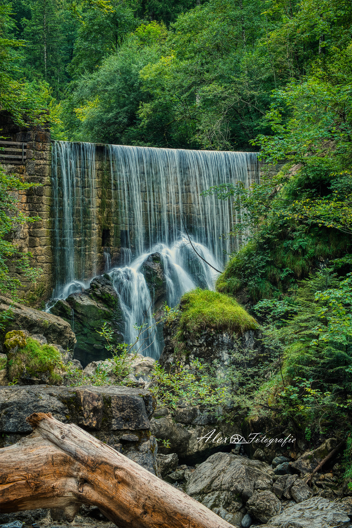 Wasserfall Rappenlochschlucht 