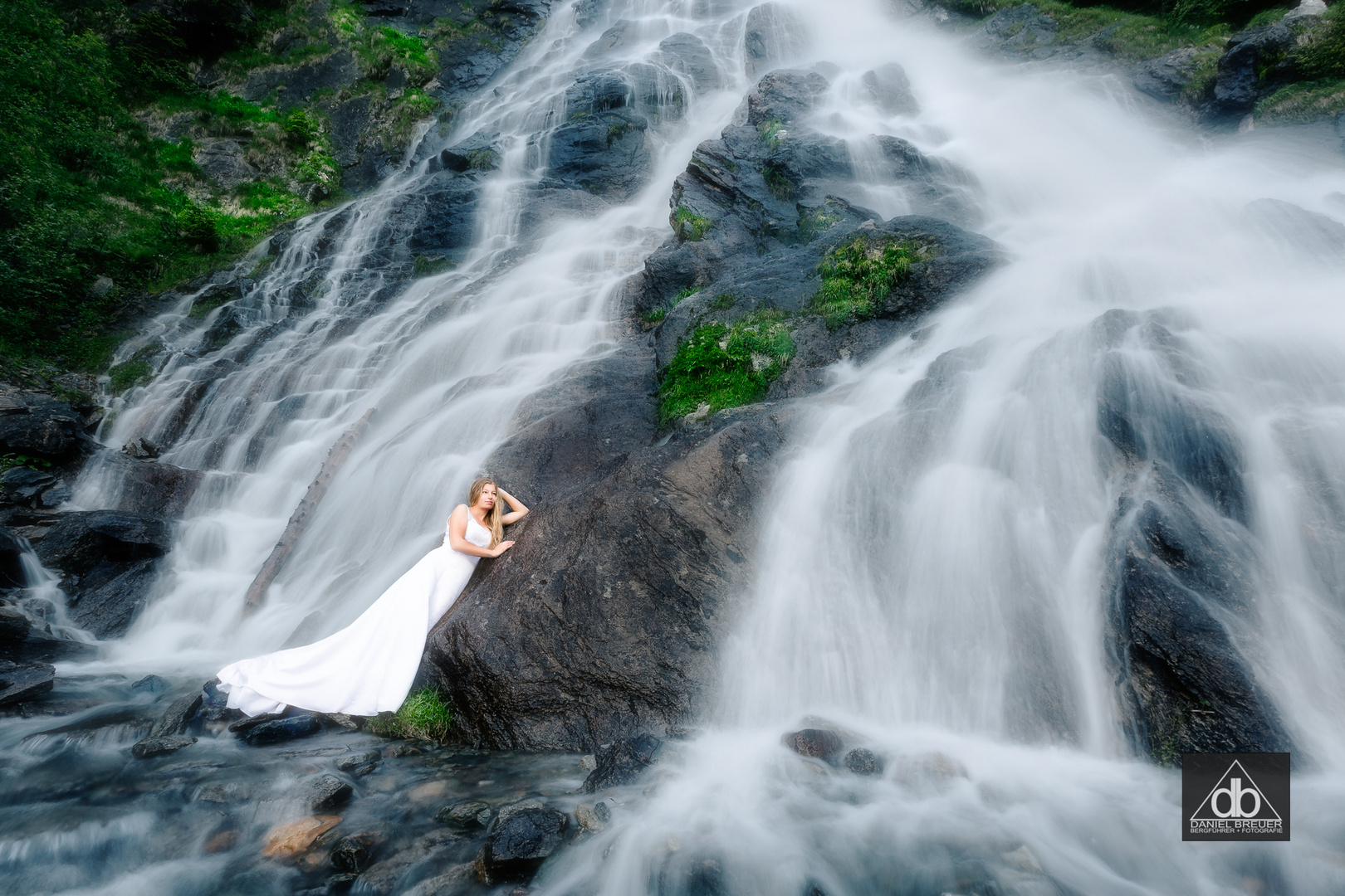 Wasserfall-Shooting