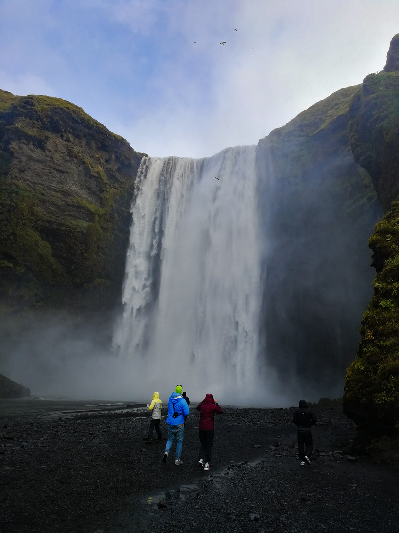 Wasserfall Skógafoss 