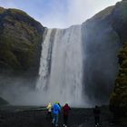 Wasserfall Skógafoss 