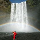 Wasserfall Skogafoss in Island