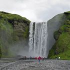 Wasserfall Skógafoss Island