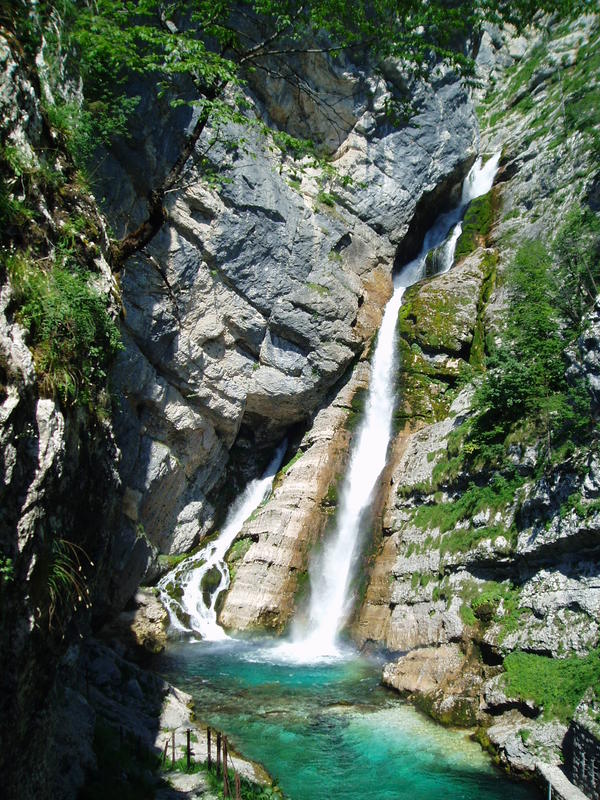 Wasserfall Slowenien