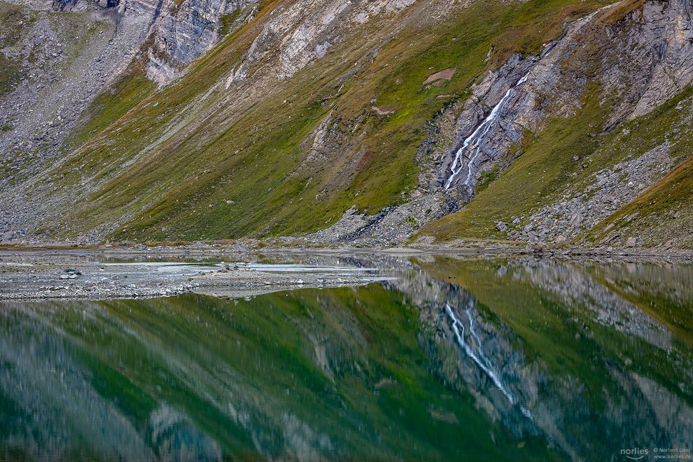 Wasserfall Spiegelung